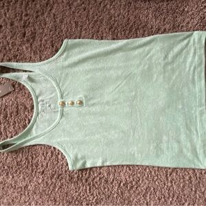J Crew stretch linen tank